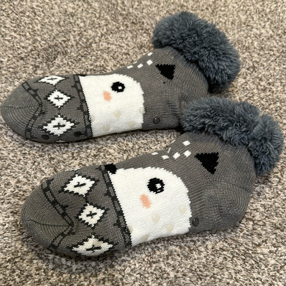 Fuzzy Sock Slippers